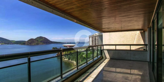 Cobertura com Piscina, Sauna, 4 dormitórios de frente para o mar à venda, 650 m² Ingá – Niterói/RJ